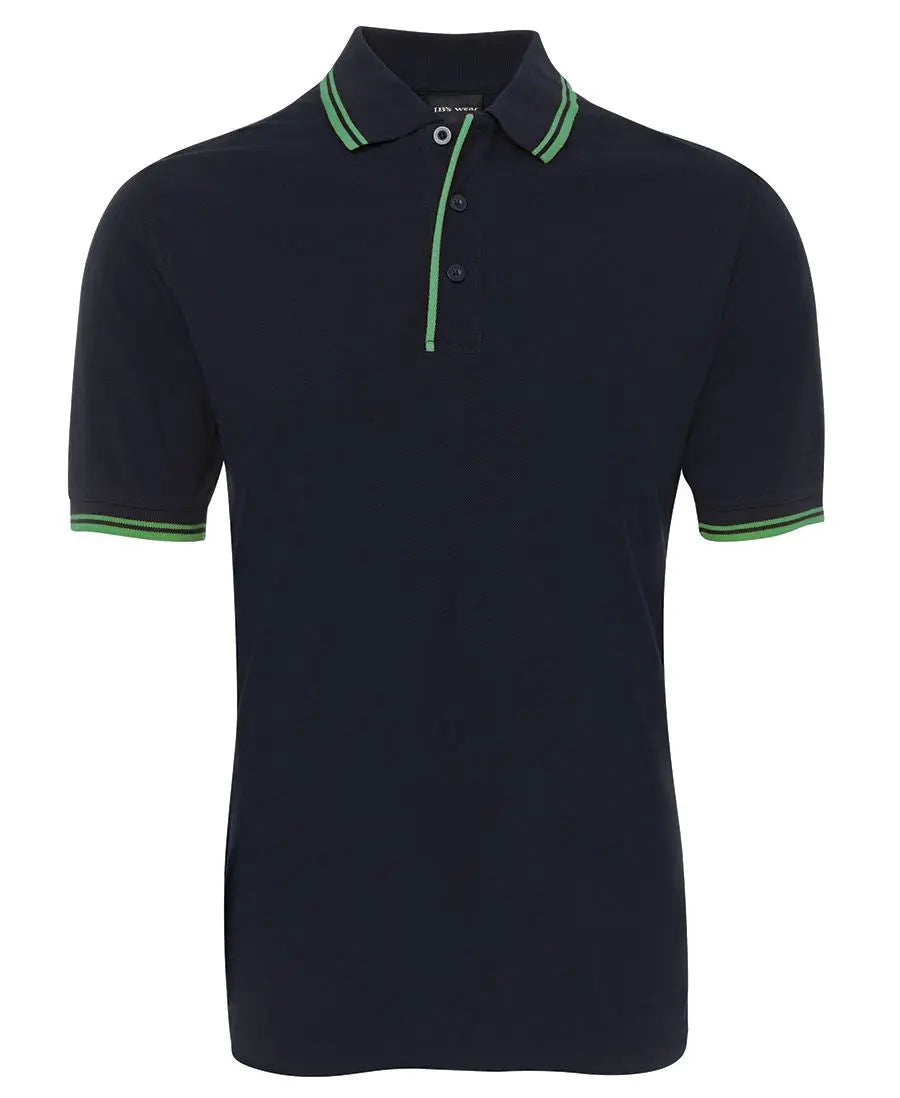 Jb's Wear Contrast Polo 2CP - Simply Scrubs Australia Navy-Green-5XL
